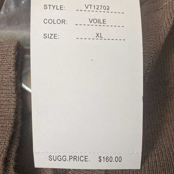 Vertigo  Paris Sweater Voile color style vt12702 Size XL - Picture 8 of 8